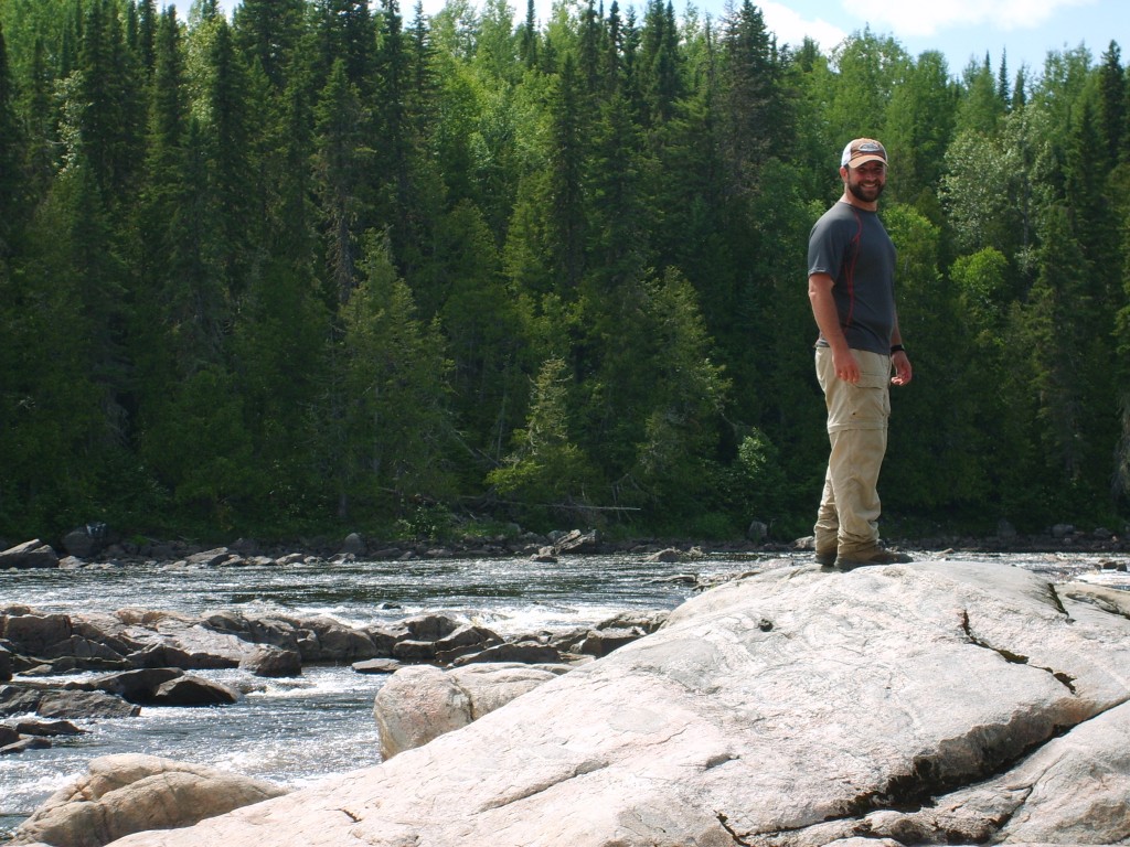 Brian at Black Feather Rapids Brian at Black Feather Rapids