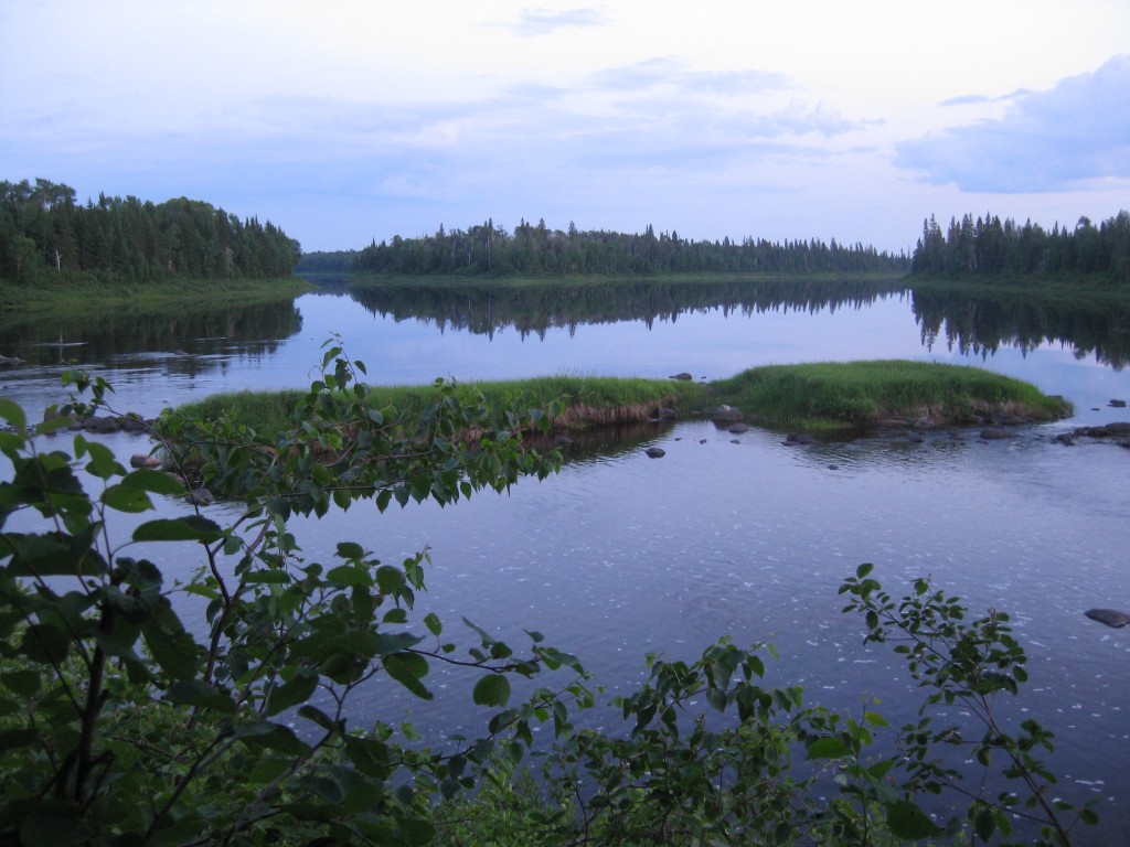 View of Skunk Island from Isabel Island Site View of Skunk Island from Isabel Island Site